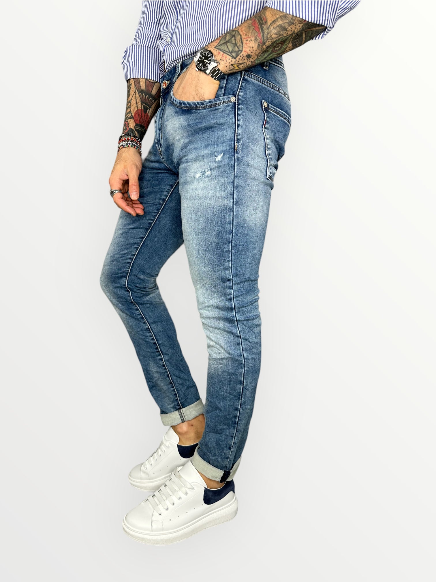 Jeans in Felpa